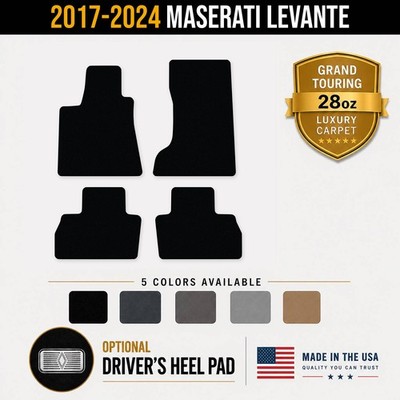Avery Grand Touring Front & Rear Floor Mats for 2017-2024 Maserati Levante #4C5