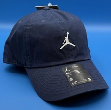 Nike Air Jordan Club Unstructured Navy Adjustable Cap Hat HQ1963-410 Size M/L