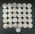 Lot Of 32, 1 Gram .999 Silver Rounds, Various Designs, Over 1 Ounce Silver, #14