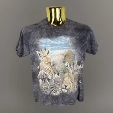 The Mountain Blue Selfies Elephant Lion Giraffe Zebra  Adult Unisex Size Small