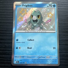 Frigibax 128/091 Shiny Rare Paldean Fates Pokemon TCG NM