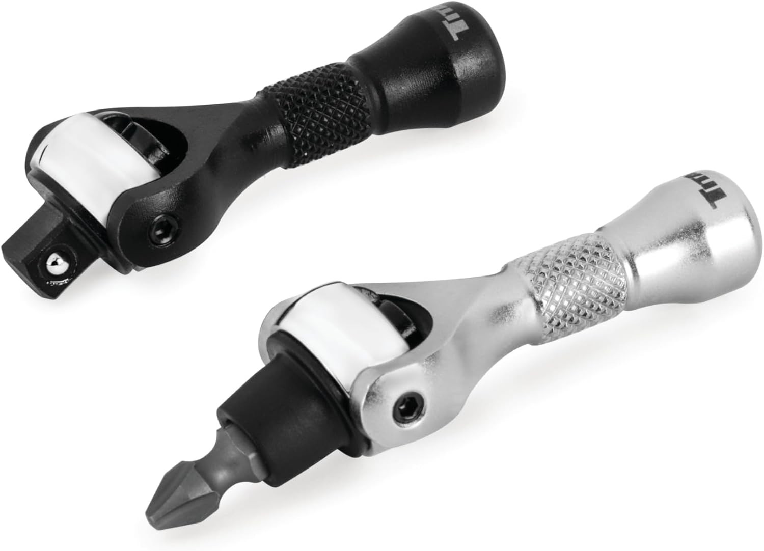 11332 2-Piece 1/4-Inch Drive X 2-1/4-Inch 90-Tooth Swivel Head Nano Ratchet and 