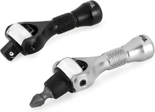 11332 2-Piece 1/4-Inch Drive X 2-1/4-Inch 90-Tooth Swivel Head Nano Ratchet and