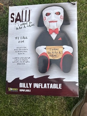 Outdoor Inflatable Lawn Yard Decoration Saw Movie 7 Foot Jigsaw Billy The Puppet
