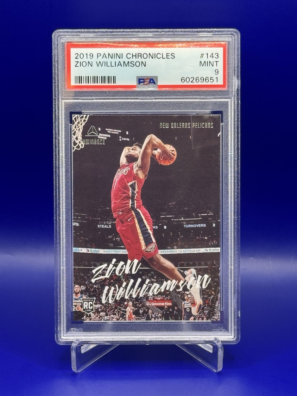 2019-20 Panini Chronicles - Luminance Zion Williamson #143 (RC)