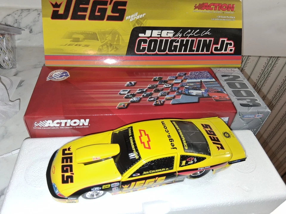 Acción NHRA Jeg Coughlin Jr Jeg's Pedido por correo escala 1/24 CHEVY PRO STOCK NUEVO EN CAJA. Foto 3 de 4