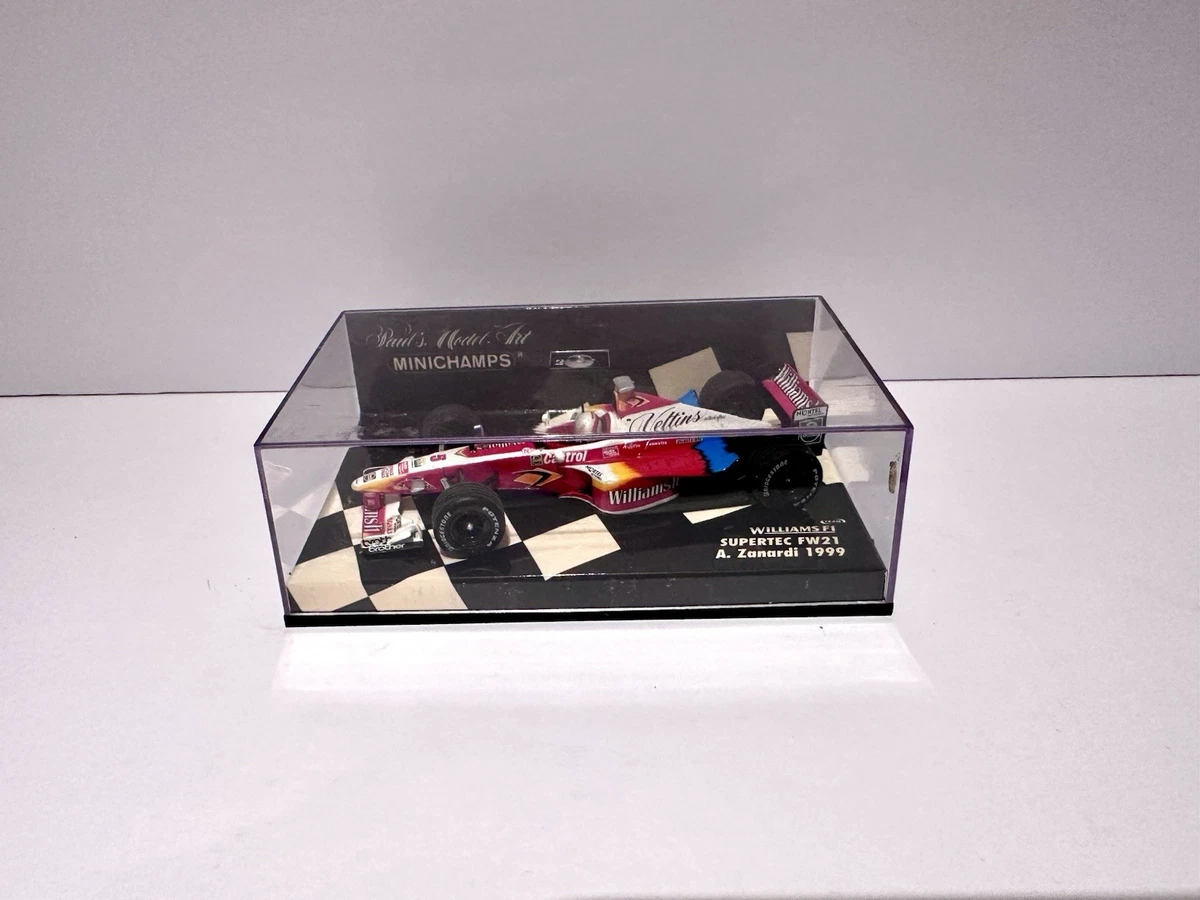 - FW21 SUPERTEC F1 WILLIAMS MINICHAMPS ウィリアムズ　FW２１　１９９９　A・ザナルディ　#５　ミニチャンプス　１／１８ ALEX 430990005 1999 ZANARDI ミニカー