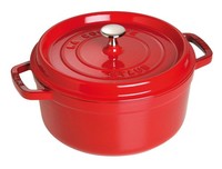 Staub Cocotte Gusseisen BräTer Oval Kirschrot 24Cm Kochtopf Auflaufform