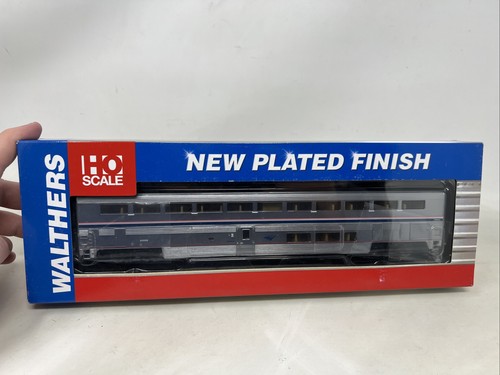 Walthers HO 932-16164 Amtrak Superliner I Coach Fase 4B ACABADO PLATEADO LN/CAJA | Zustand: Used