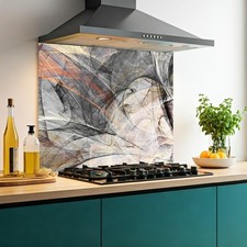 Printed Glass Kitchen Splashback | 6mm Toughened Heat Resistant Glass | No.2070