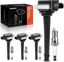 4 Ignition Coil Pack and Iridium Spark Plugs for Nissan Sentra 2007 2008 2009