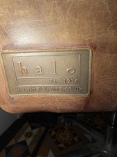 Halo Leather Swivel Chair Vintage Tan Brown Office Lounge Armchair