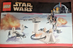 LEGO Star Wars: Echo Base (7749) INCOMPLETE for PARTS E-Web Turret and Tauntaun