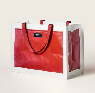 NEW Large Tote Bag kate spade X Target Red Reusable In Store