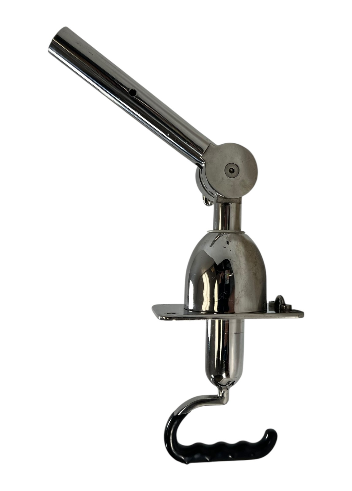 Top Mount Adjustable Outrigger Holder, Stainless Steel, For 1 1/8in Pole