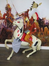 Hartland War Paint Thunderbird w/ horse blanket war bonnett spear knife tomahawk