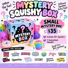 Mystery Squishy Box. Needoh Specs Orb and More. See Description Below