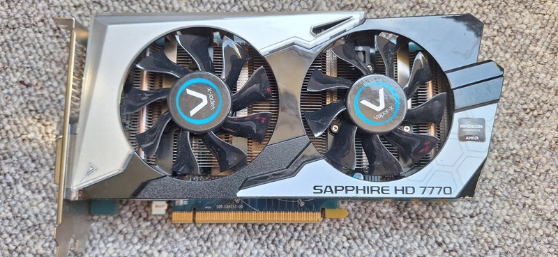 SAPPHIRE RADEON HD 7770 VAPOR-X GRAPHICS CARD..