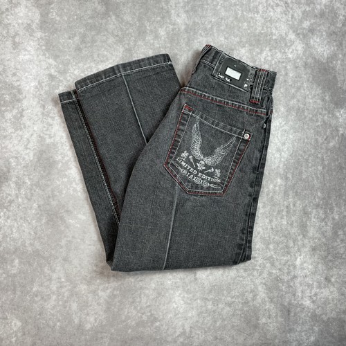 Vtg Y2k Baggy Southpole Jeans Youth Size 8 (24x23)
