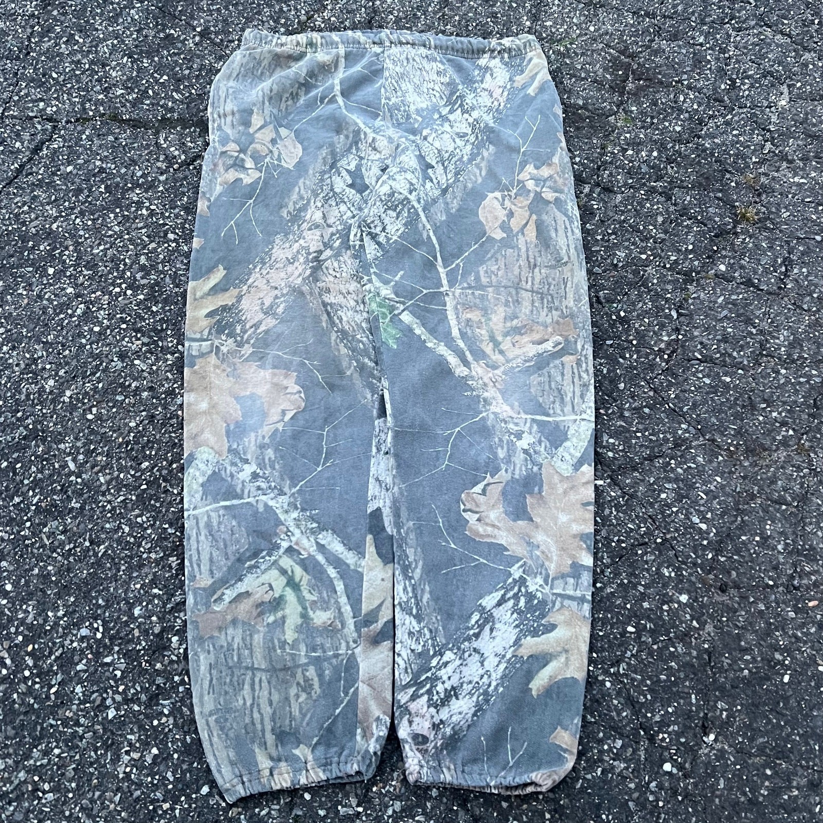 Vintage realtree camo jerzees essential blank cotton sweatpants