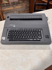 Smith Corona Sterling SCM Model 5B-1 Electric Typewriter Black Charcoal Works thumbnail