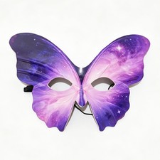 Butterfly Masquerade Mask Purple Halloween Costume Decor Accessories