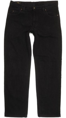 Lee Brooklyn  Herren Schwarz Straight Regular  Jeans W39 L34 (98063)