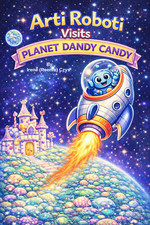 Children's Books - Robots - Arti Roboti Goes to Planet Candy Dandy Free S & H