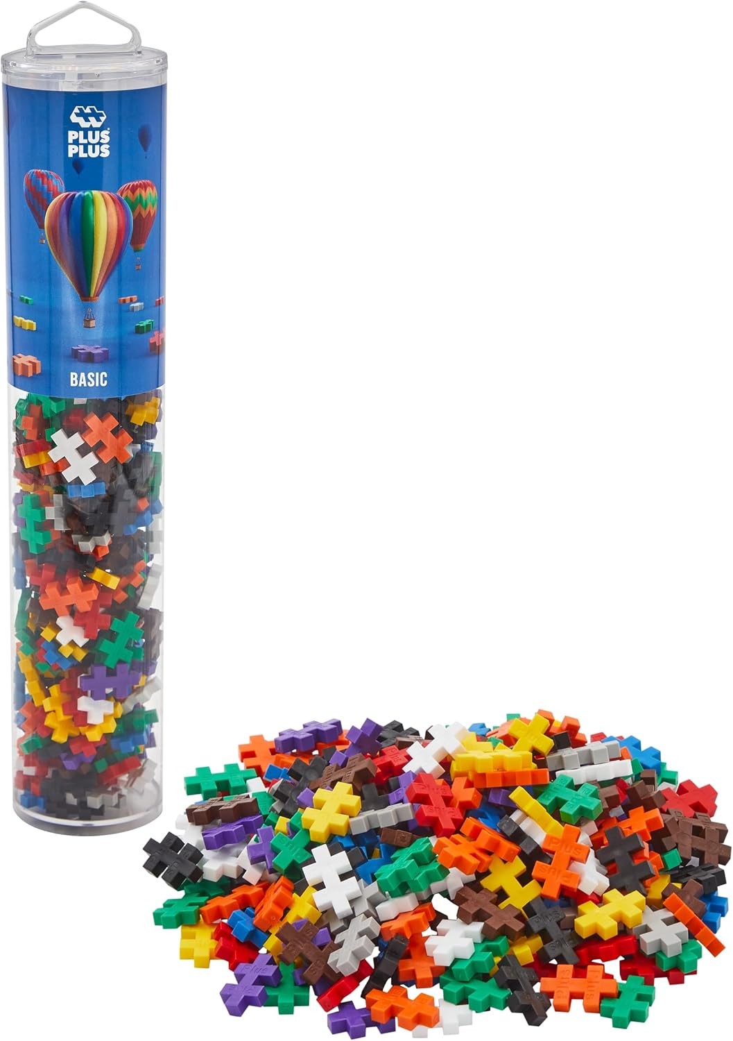 PLUS PLUS Building Blocks Toy - 240 pcs Kids Construction Toys, Creative Learning Resources and STEM Play for Home and Travel - Girls and Boys Toys Age 5 Plus - Basic 240 Pieces - Image 2