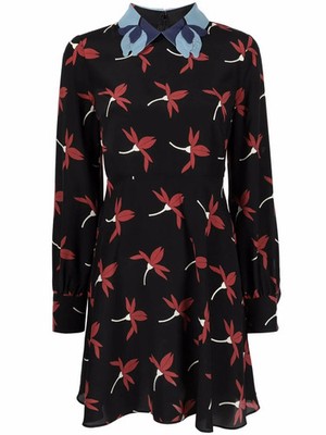 Valentino Garavani Floral-Print Mini Dress