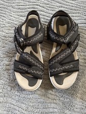 Men  s Ryk  BlackAdjustable Sports Sandals Lightweight
