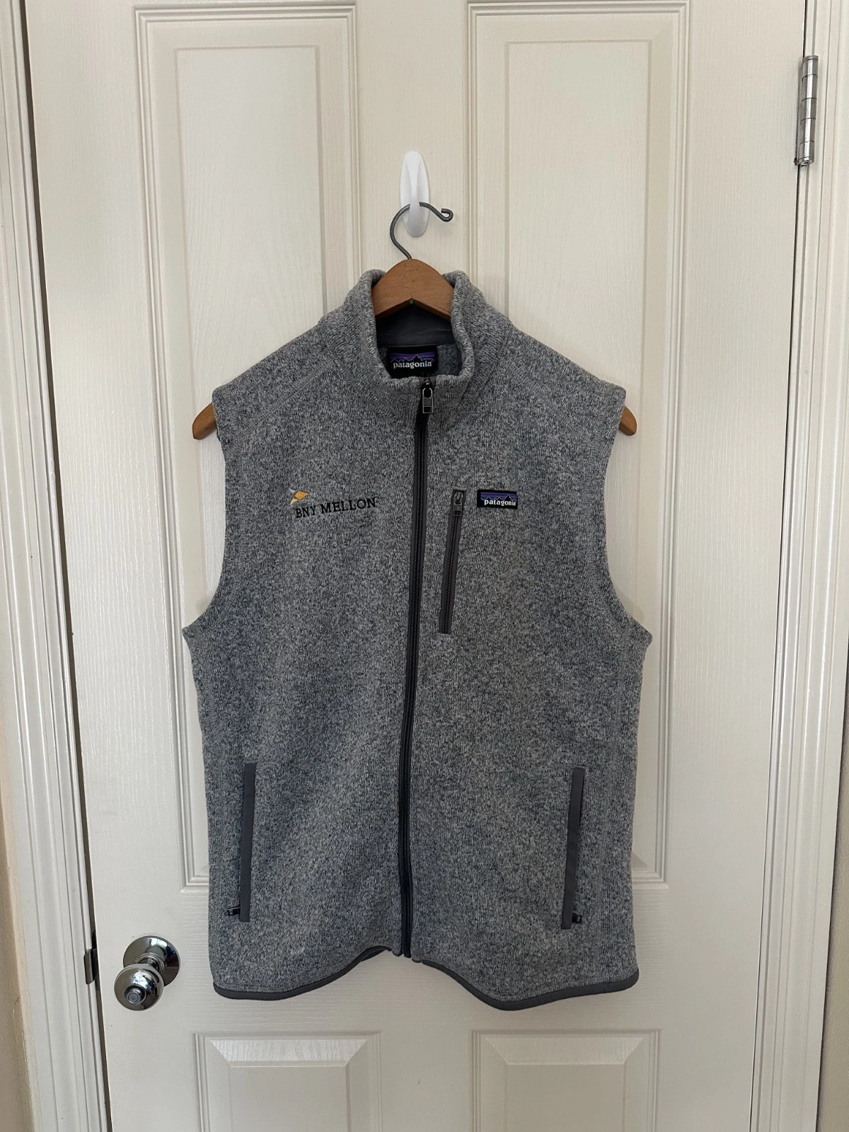 BNY Mellon Patagonia Men’s Better Sweater Vest Medium Gray