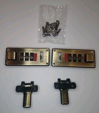 Combination Locks Set 2 Replacement for Briefcase Attache - Bronze w/ DARK Dial