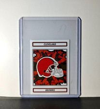 Cleveland Browns Logo 2025 Panini NFL 150 Sticker
