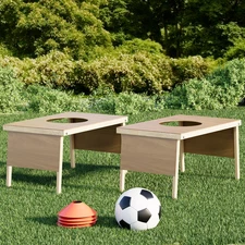 Danrelax Complete Soccer Training Equipment Set with 2 Tables, 1 Ball, 4 Cones