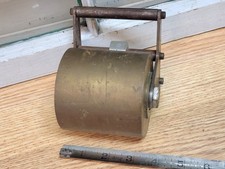 Heavy 10lb Brass Industrial Machine Part Guide Roller Tensioner Assembly 3 3/8"