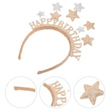 Serre Tete Anniversaire Coiffe D'anniversaire Bandeaux Festifs Coiffure Fête