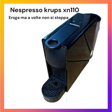 Macchina Macchinetta del Caffè Nespresso Krups a Capsule Usata xn100 Nera