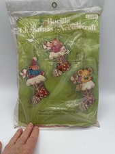 Bucilla Christmas Needlecraft Kit Holiday Ornaments Toyland Stockings 2338 READ