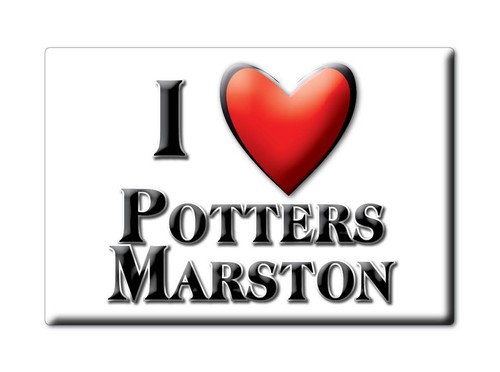 Potters Marston, Leicestershire, Anglia - Magnes na lodówkę I Love Pamiątka Wielka Brytania - Zdjęcie 1 z 13