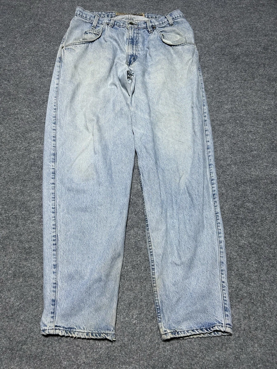 silver Tab Baggy 34インチ Vintage Levi's Silvertab Baggy Jeans Size 34x32 Flawed Light Wash