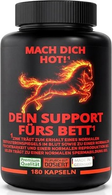 MACH DICH HOT! 180 Kapseln L-Arginin Maca L-Citrullin OPC Zink Testosteron