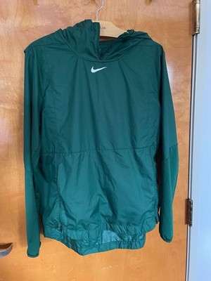 Nike Green Hooded Pullover Windbreaker Jacket Size M