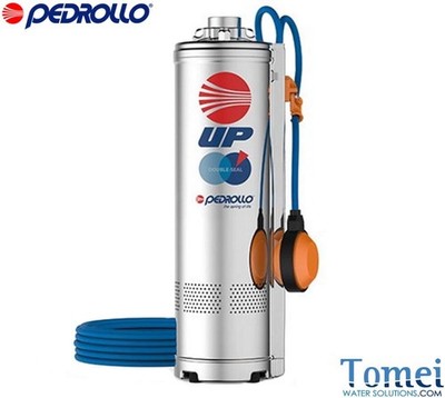 Tauchpumpe Mehrstufig Wasserpumpe PEDROLLO UPm4/3-GE 0,75Hp 240V