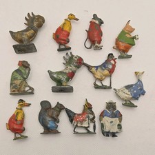 12x Vintage Britains Cadbury’s Cococubs Figures Lead Metal Assorted 