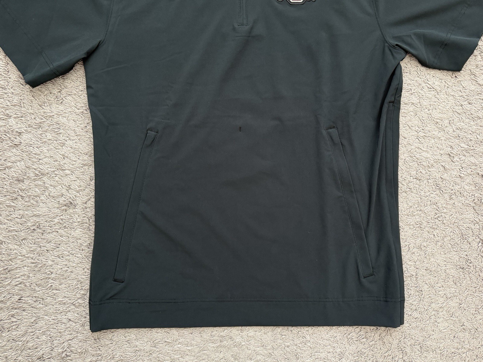 Nike OSU Ohio State Football Coaches 1/4 Zip Hooded Jacket Men’s Medium DZ9316 thumbnail 10