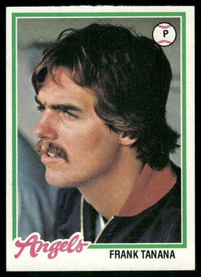 1978 Topps #600 Frank Tanana California Angels