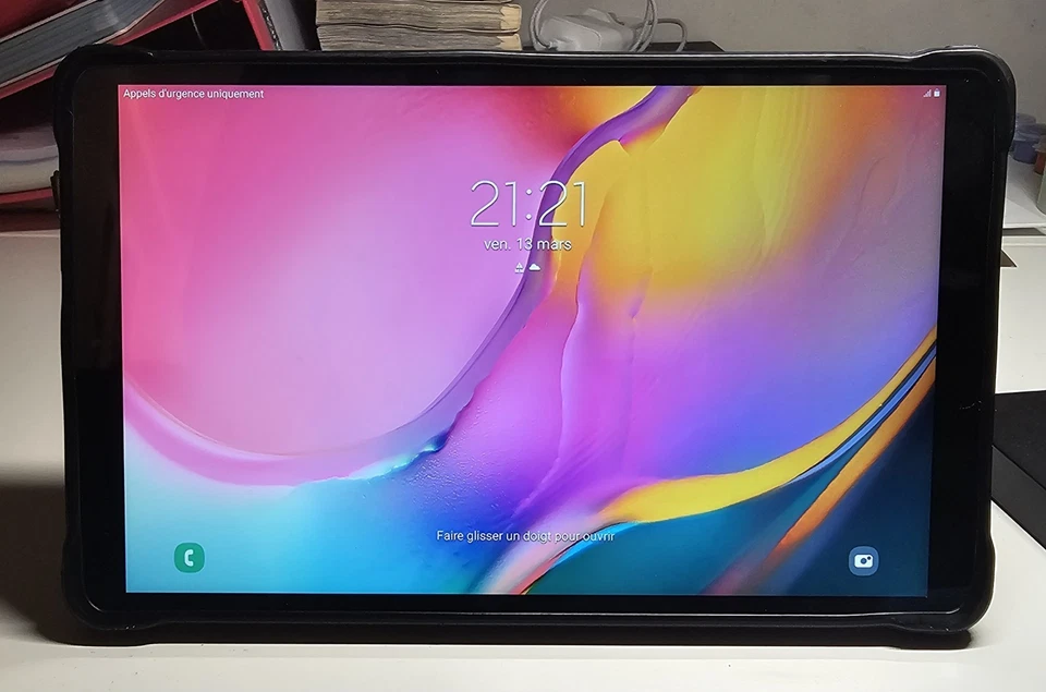 Samsung Galaxy Tab A (2019) SM-T510, Wi-Fi, 8" - Noir carbone, photo 1 sur 5