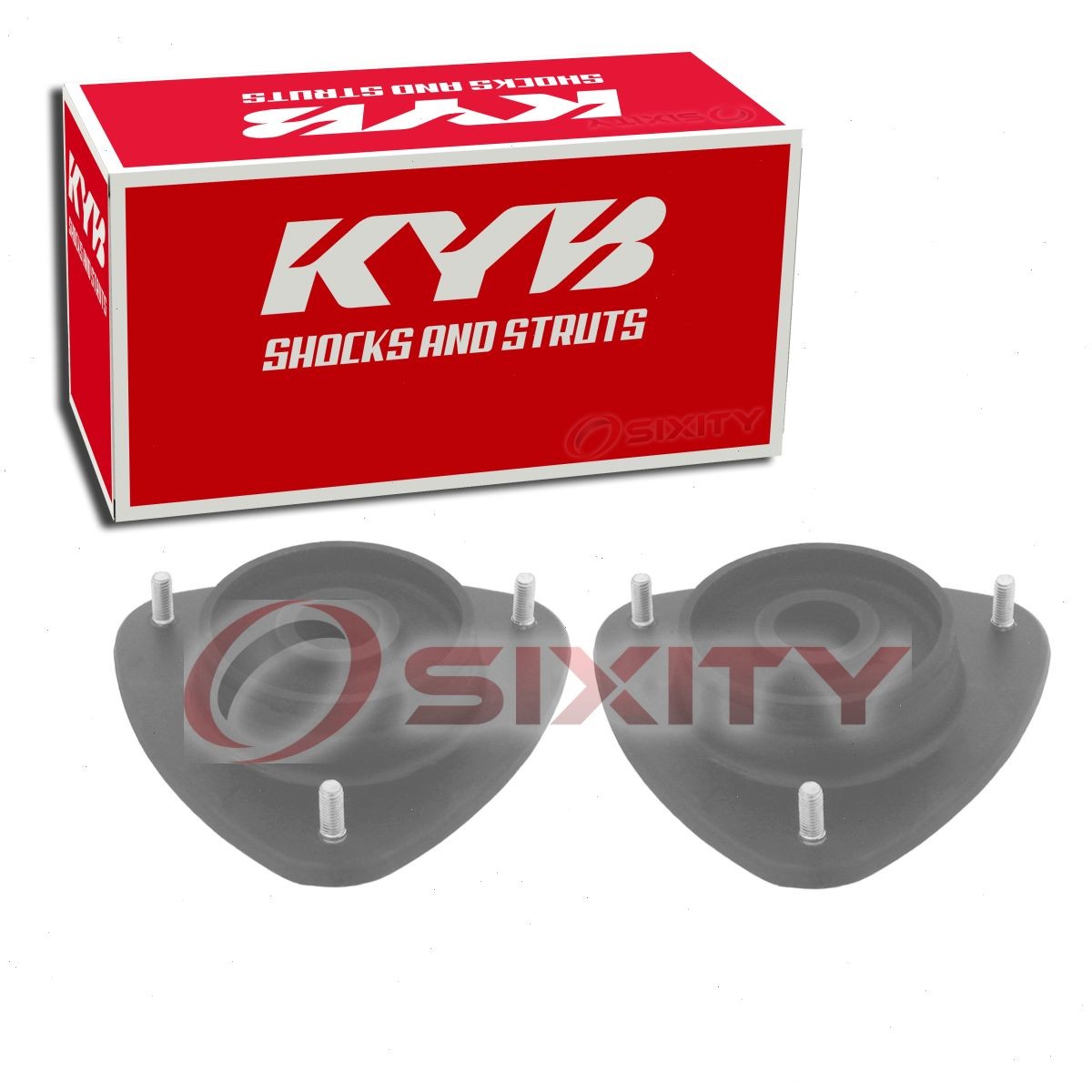 2 pc KYB Front Suspension Strut Mounts for 2005-2009 Subaru Legacy 2.5L H4 ty