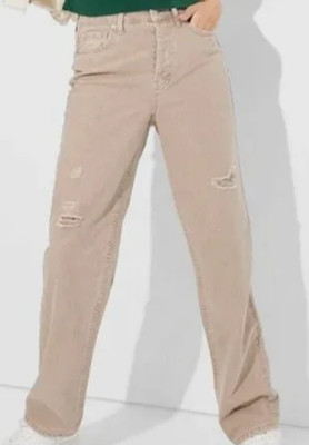 NEW Wild Fable Women's High-Rise EasyRigid Straight Jeans Light Brown Size 8